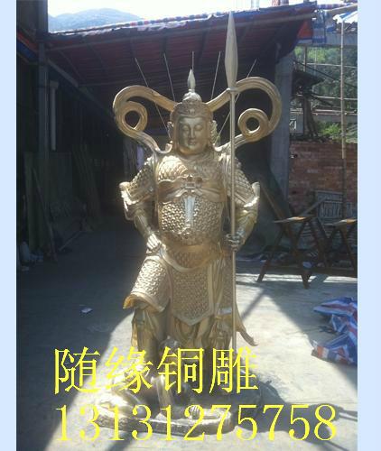 供應(yīng)站銅雕關(guān)公