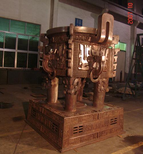 供應(yīng)方鼎銅雕