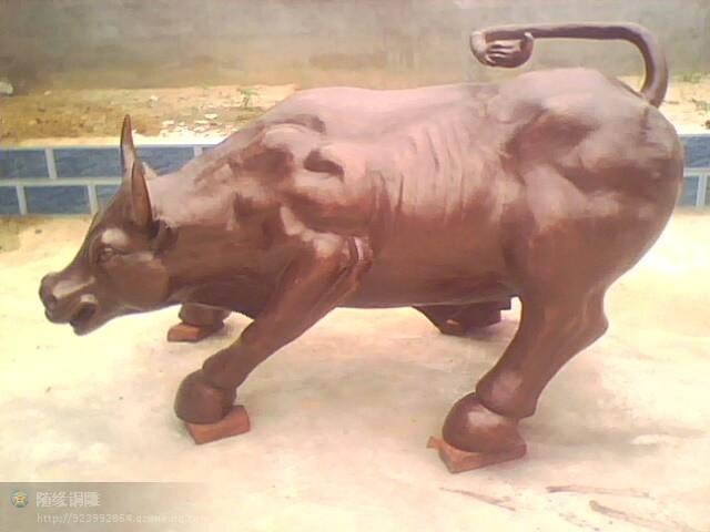 供應(yīng)銅雕華爾街牛