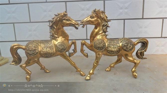 銅雕馬牛圖片