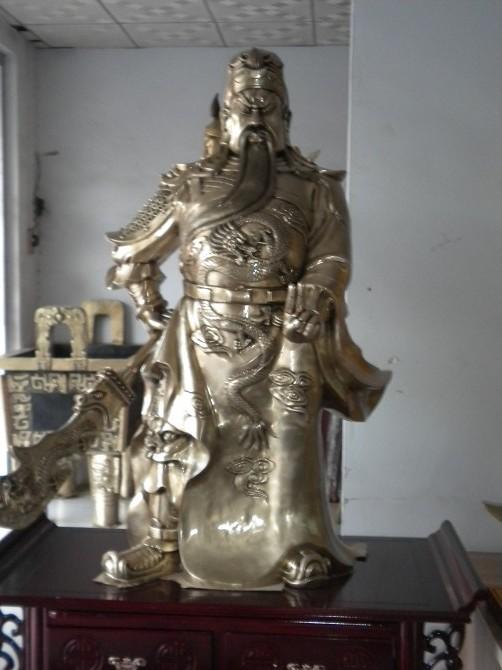 供應(yīng)銅雕工藝品關(guān)公，銅雕工藝品關(guān)公制作廠家