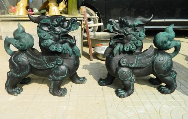 供應(yīng)銅雕工藝品麒麟
