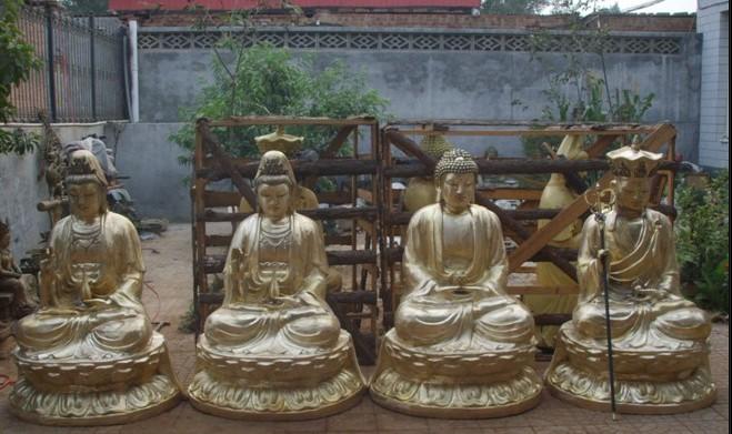 供應(yīng)銅雕西方三圣