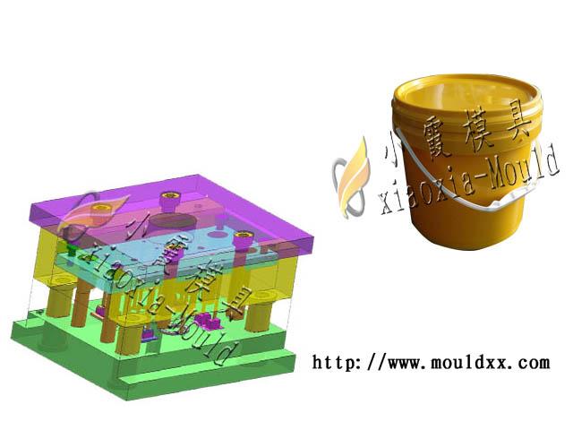 供应现做精致塑料涂料桶模具