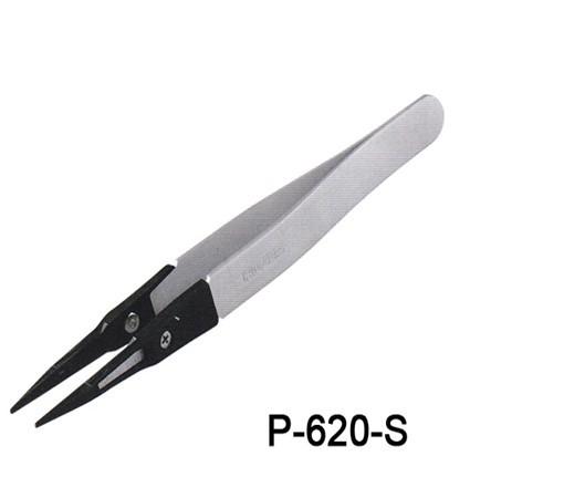 供應(yīng)HOZAN鑷子P-611-S鑷子日本寶山牌防靜電鑷子