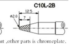 供應(yīng)C10L-1B無(wú)鉛烙鐵頭創(chuàng)新高CXG系列烙鐵咀
