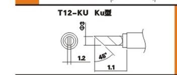 白光T12-KU无铅烙铁头图片