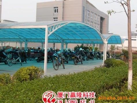 供應陽光板停車棚雨棚找廈門贏隆科技