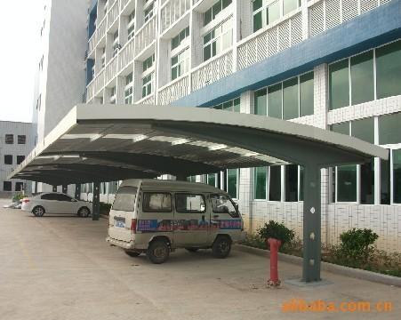 福建停車棚圖片/福建停車棚樣板圖 (2)