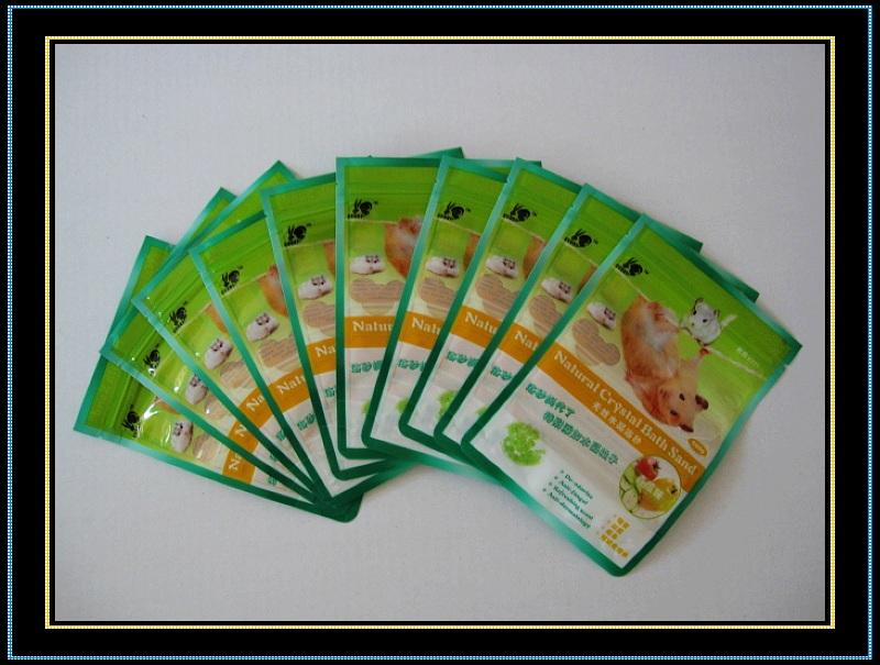 寵物食品直立自封包裝袋圖片