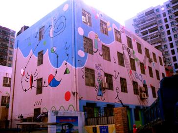 供應(yīng)幼兒園手繪墻噴畫案例