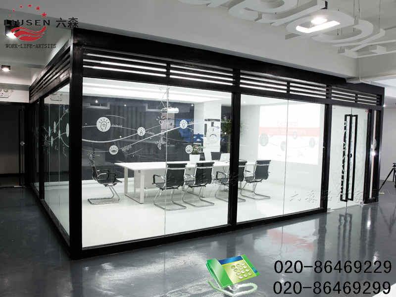 供應(yīng)高隔墻 玻璃高隔墻 磨砂玻璃高隔墻 鋼化玻璃高隔間屏風(fēng)