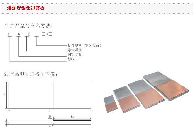 供应永固电力金具铜铝过渡板