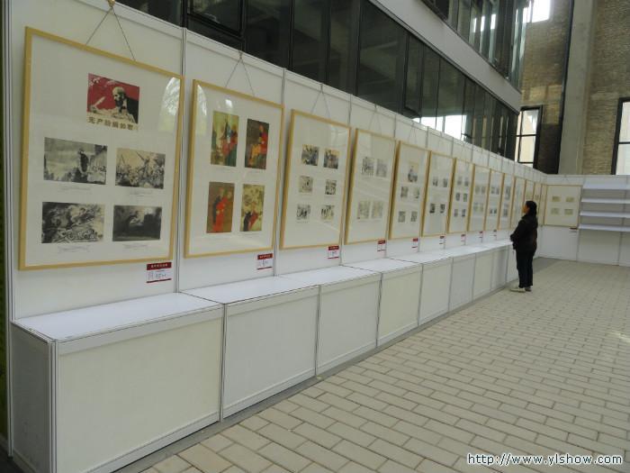 供应出租展板北京天津油画围挡书画展板出租图片