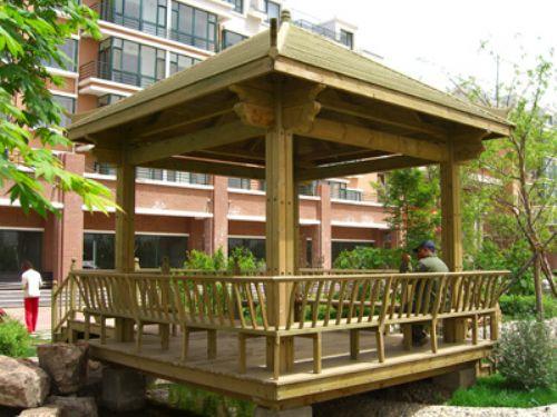 沭陽花卉園林景觀涼亭圖片