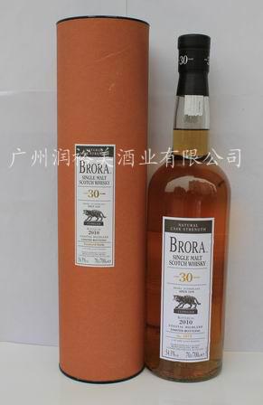 布朗拉(Brora)30年/2010款苏格兰原装进口威士忌图片