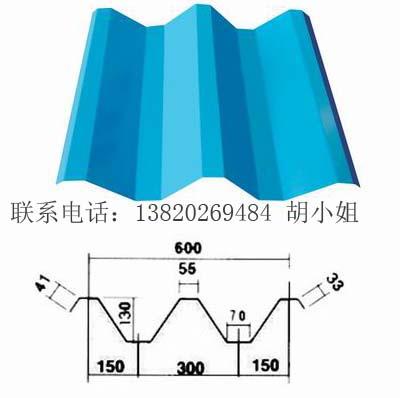 出口外贸压型钢板楼承板彩色压型图片