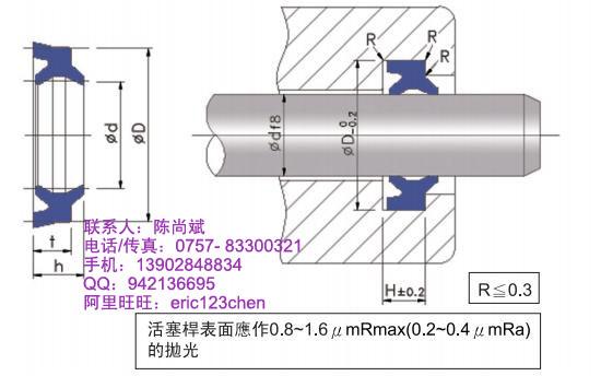 供应液压油缸鼎基DZDH-3密封件