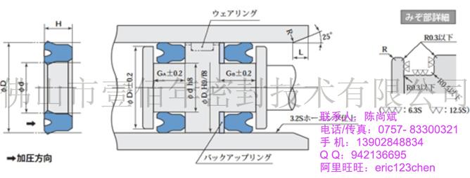 供應(yīng)單聯(lián)泵油封日本阪上KY密封件