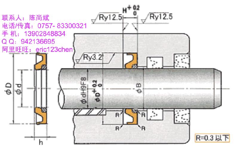 供应液压油缸日本NOKHBY密封件