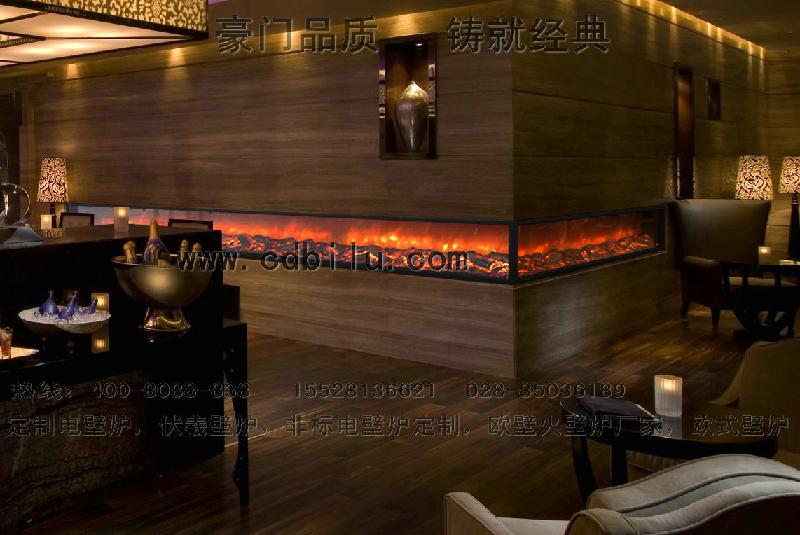 供應酒店壁爐；15米長電壁爐；15米火焰壁爐；伏羲電壁爐；定制壁爐