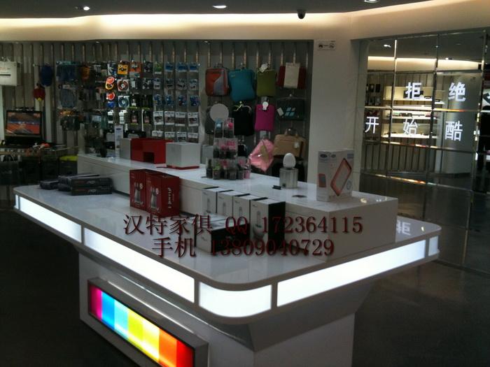 供應(yīng)時(shí)尚手機(jī)展示柜，手機(jī)柜臺(tái)定制，精美木制手機(jī)展柜批發(fā)