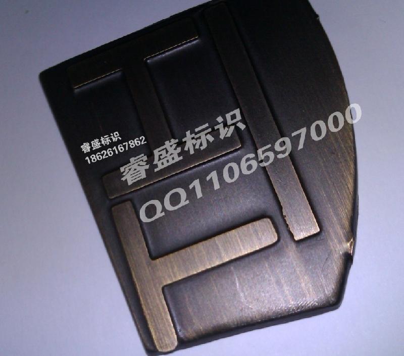 供應5MM黃銅腐蝕仿古牌