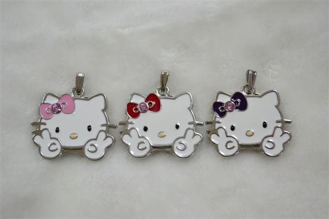 供應(yīng)珠寶Hellokitty金屬U盤外貿(mào)U盤
