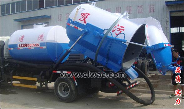 供應(yīng)清洗吸污兩用車,多功能清洗吸污車,清洗吸污雙功能車,管道疏通車