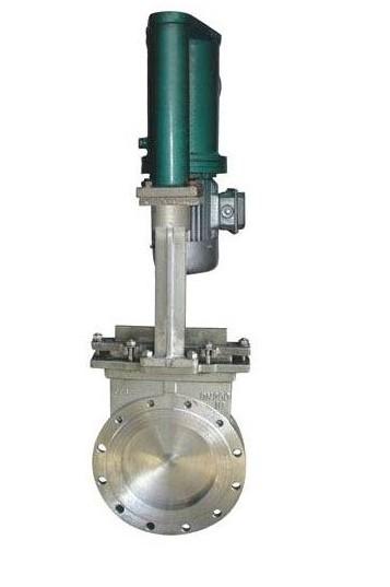 供應PZ773Y液動刀型閘閥，PZ773Y液動對夾式耐磨刀閘閥