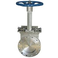 供應(yīng)PZ73Y手動耐磨刀型閘閥，不銹鋼對夾式刀閘閥