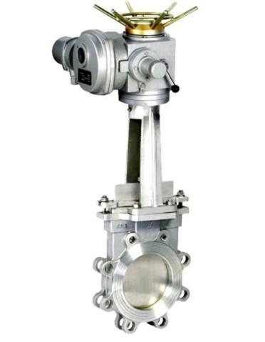 供應(yīng)PZ573F傘齒輪刀型閘閥，PZ573F傘齒輪對(duì)夾式刀型閘閥