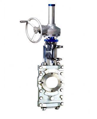 傘齒輪穿透式插板閥圖片