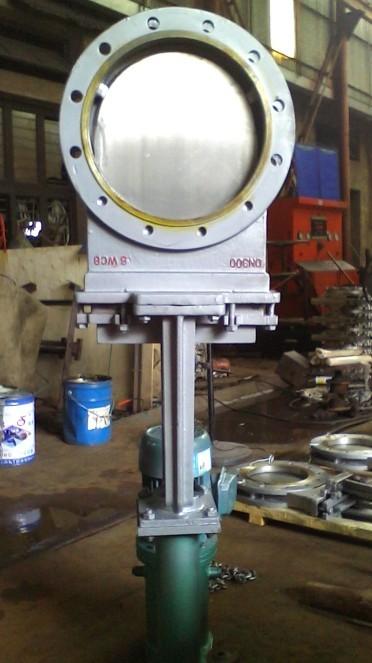 電控液壓耐磨刀閘閥圖片