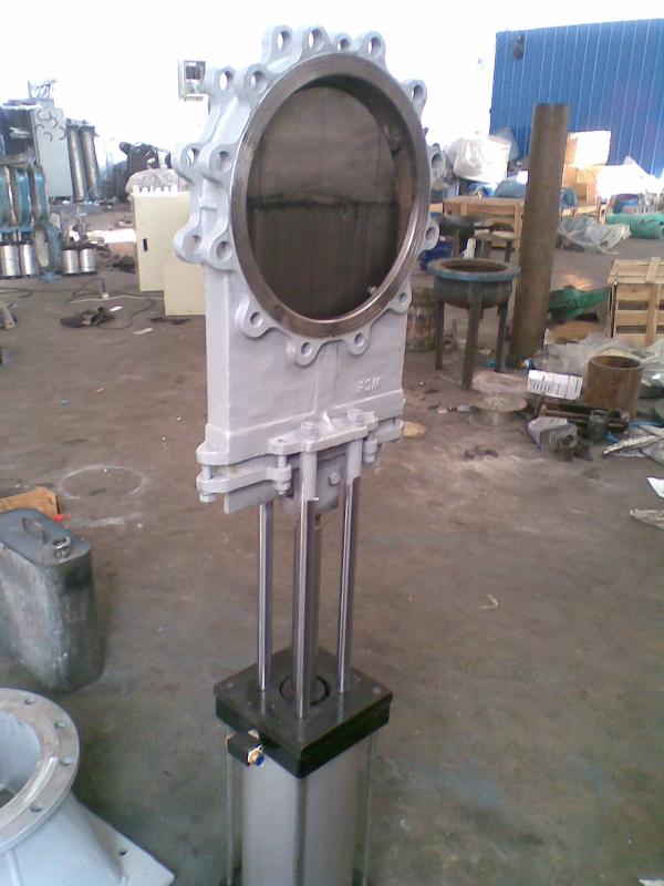 供應(yīng)氣動(dòng)對(duì)夾式耐磨渣漿閥，對(duì)夾式耐磨渣漿閥