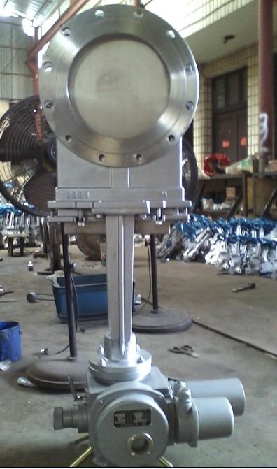 PZ973Y電動刀形閘閥圖片