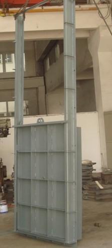 供應(yīng)手動(dòng)調(diào)節(jié)閘板閥，方型進(jìn)水閘板閥