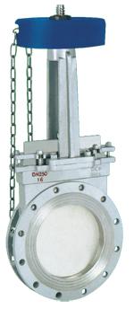 鏈輪傳動刀形閘閥圖片