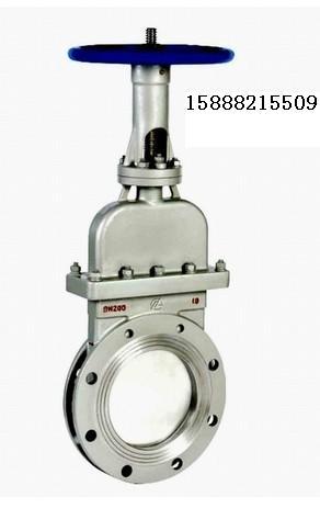 手動(dòng)暗桿對(duì)夾式刀形閘閥圖片