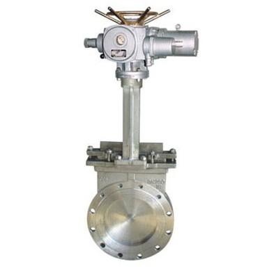 電動對夾式刀形閘閥