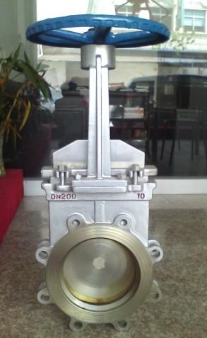 供應(yīng)手動耐磨刀形閘閥