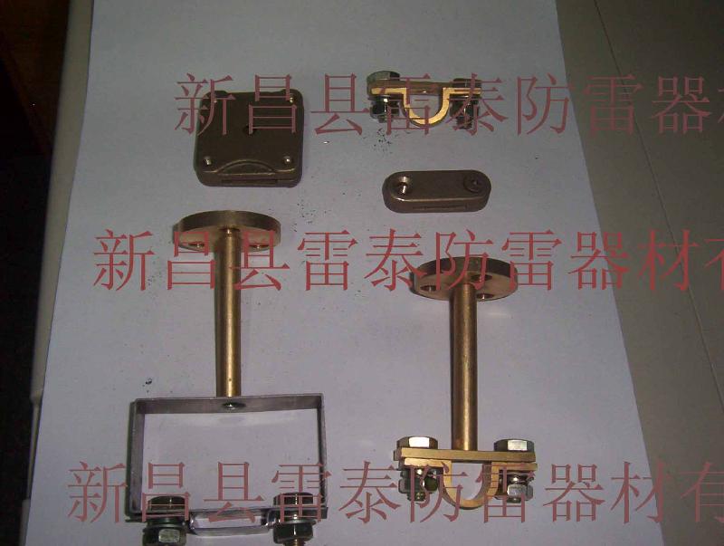 供应铜G型夹子图片，接地棒铜夹子，引下线铜带夹，扁铜带固定夹