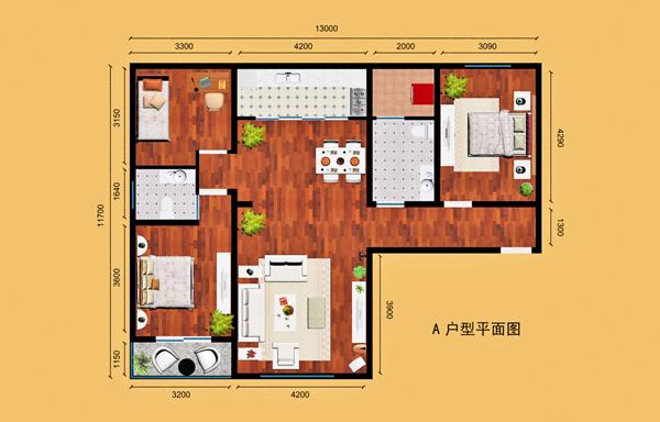 西安平面戶型圖渲染制作/三維戶型圖渲染設(shè)計(jì)