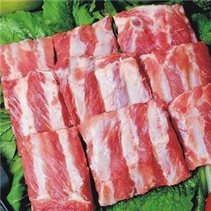 供應上海金鑼冷鮮肉豬排骨保鮮肉放心肉