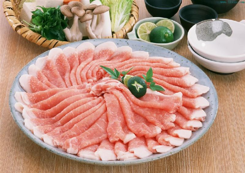 上海金鑼冷鮮肉豬肉片保鮮肉放心肉圖片