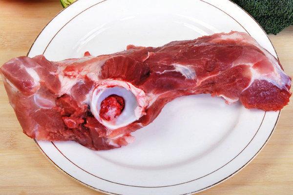 上海金鑼冷鮮肉帶肉三叉骨金鑼豬肉圖片