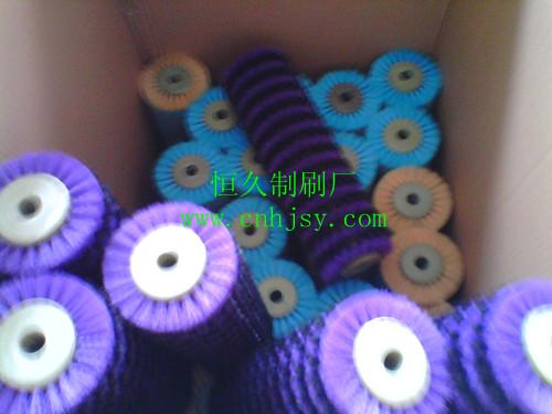 供應(yīng)刷片機(jī)機(jī)械毛刷彩色波紋絲毛刷輥