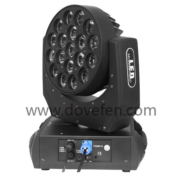 19顆12W四合一LED調(diào)焦搖頭燈/LED全彩調(diào)焦搖頭燈/LED搖頭