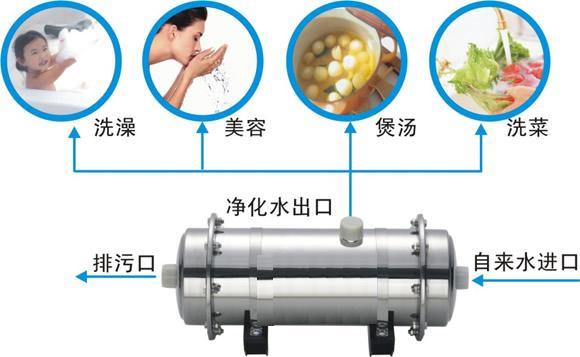 立式/横卧不锈钢自冲洗超滤净水机图片