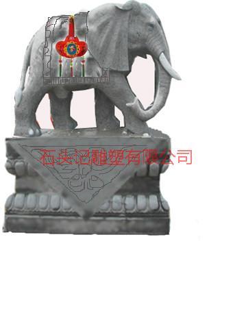 供應(yīng)南通漢白玉大象雕塑/青石大象雕塑/石頭記雕塑